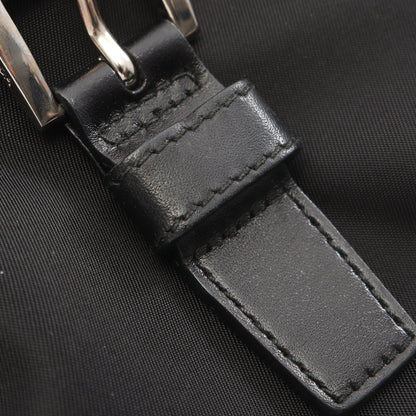 VELA SPORT ショルダーバッグ ナイロン レザー ブラック プラダ