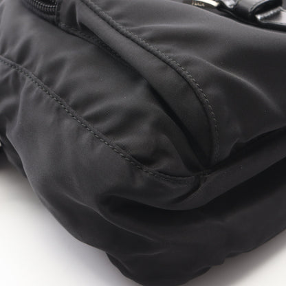 VELA SPORT ショルダーバッグ ナイロン レザー ブラック プラダ