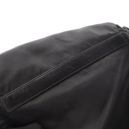 VELA SPORT ショルダーバッグ ナイロン レザー ブラック プラダ