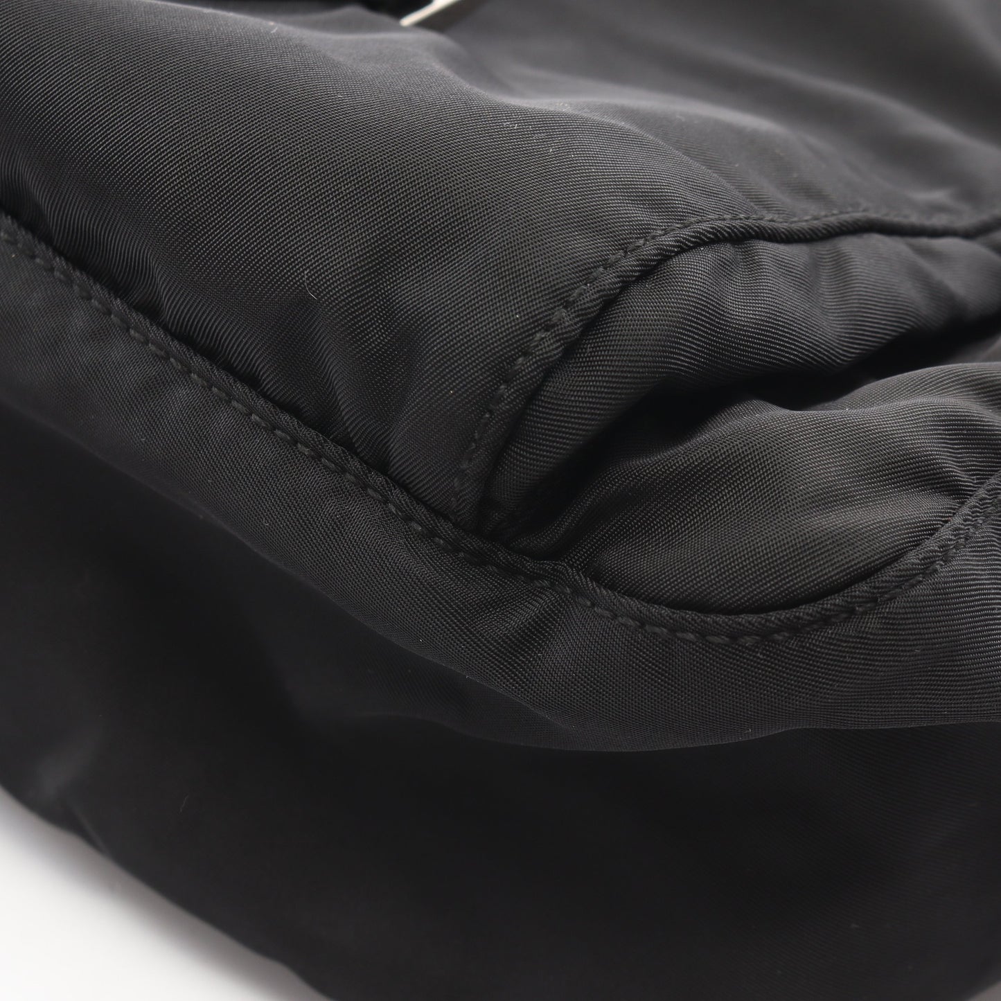 VELA SPORT ショルダーバッグ ナイロン レザー ブラック プラダ
