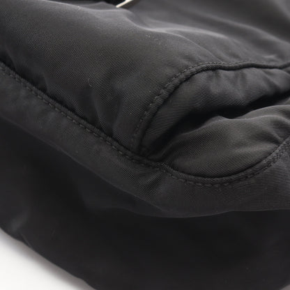 VELA SPORT ショルダーバッグ ナイロン レザー ブラック プラダ