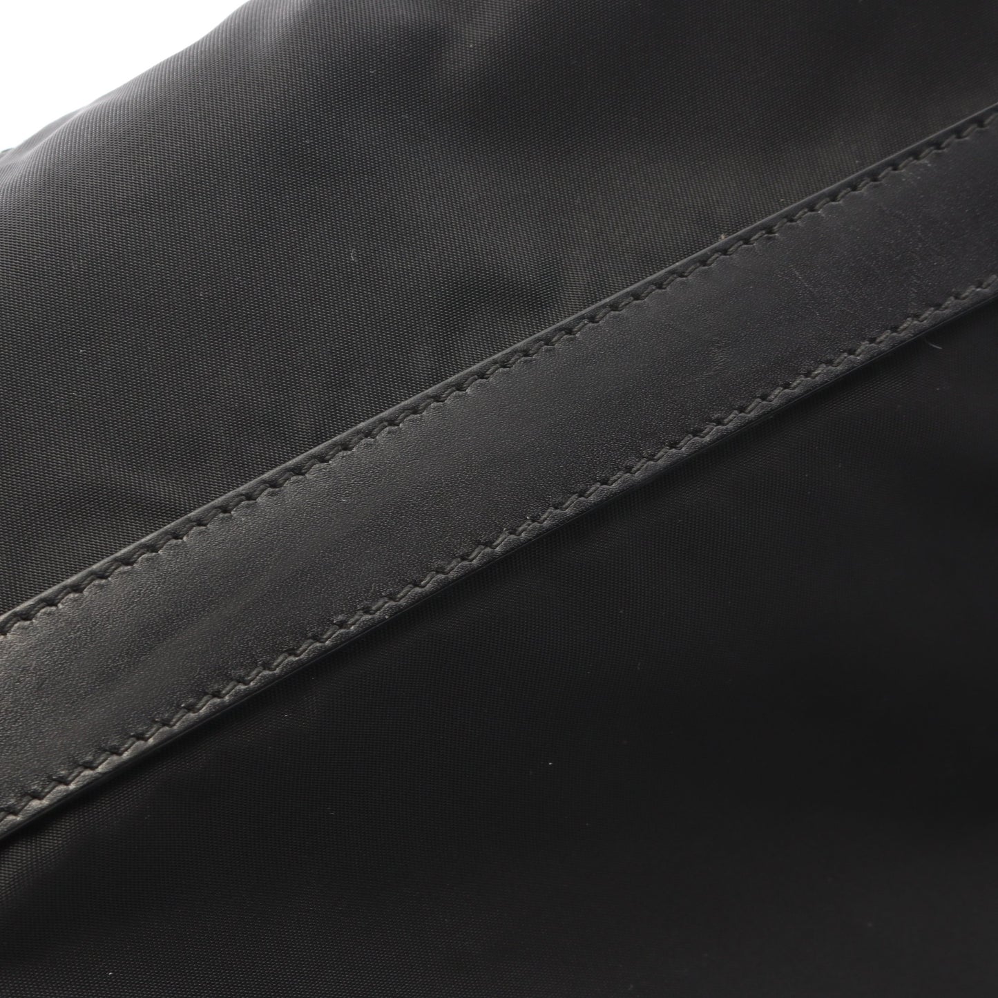 VELA SPORT ショルダーバッグ ナイロン レザー ブラック プラダ