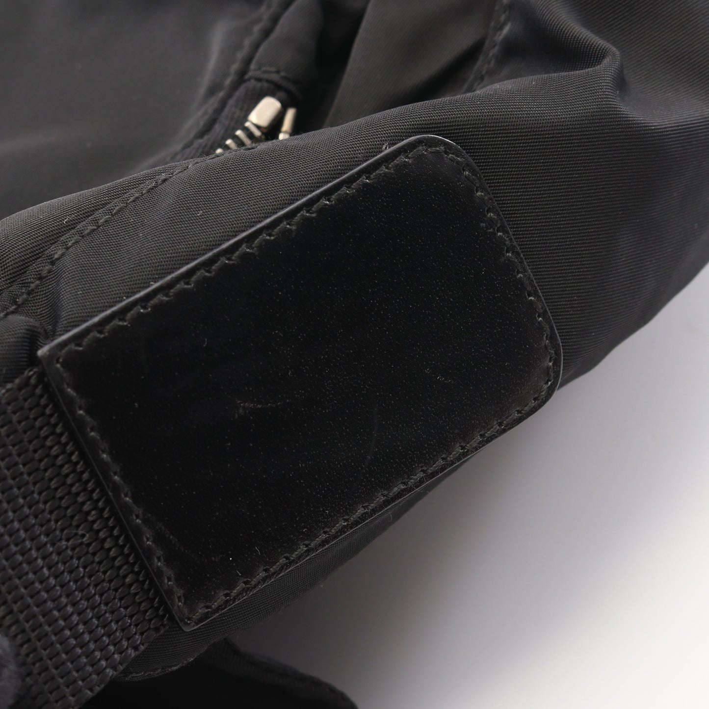 VELA SPORT ショルダーバッグ ナイロン レザー ブラック プラダ