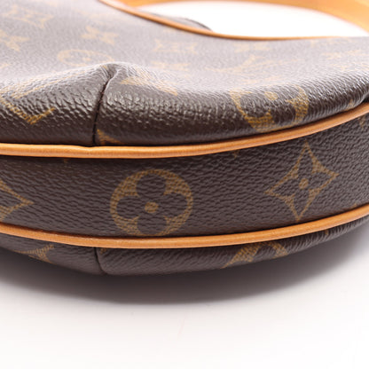 ポシェットクロワッサン モノグラム ショルダーバッグ PVC レザー ブラウン ルイヴィトン バッグ LOUIS VUITTON