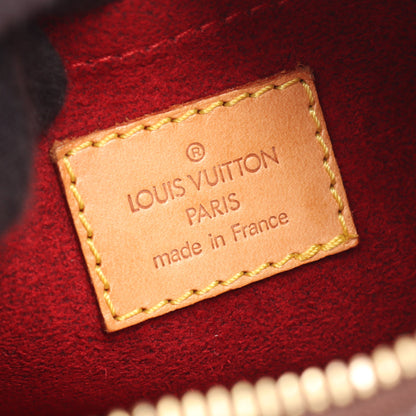 ポシェットクロワッサン モノグラム ショルダーバッグ PVC レザー ブラウン ルイヴィトン バッグ LOUIS VUITTON