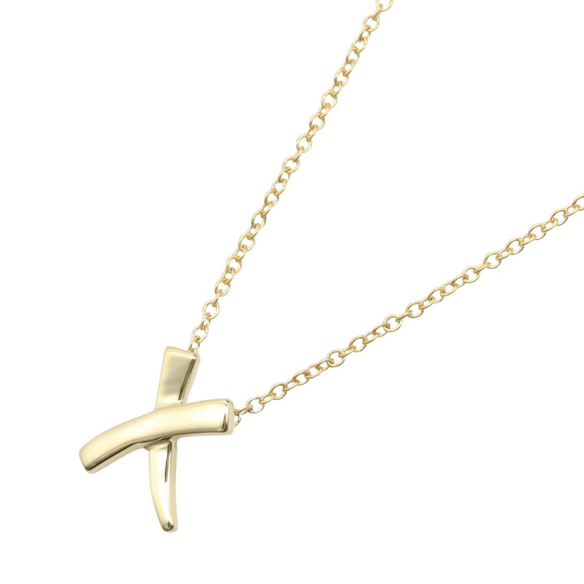キス ネックレス ネックレス K18YG イエローゴールド ティファニー アクセサリー TIFFANY & Co.