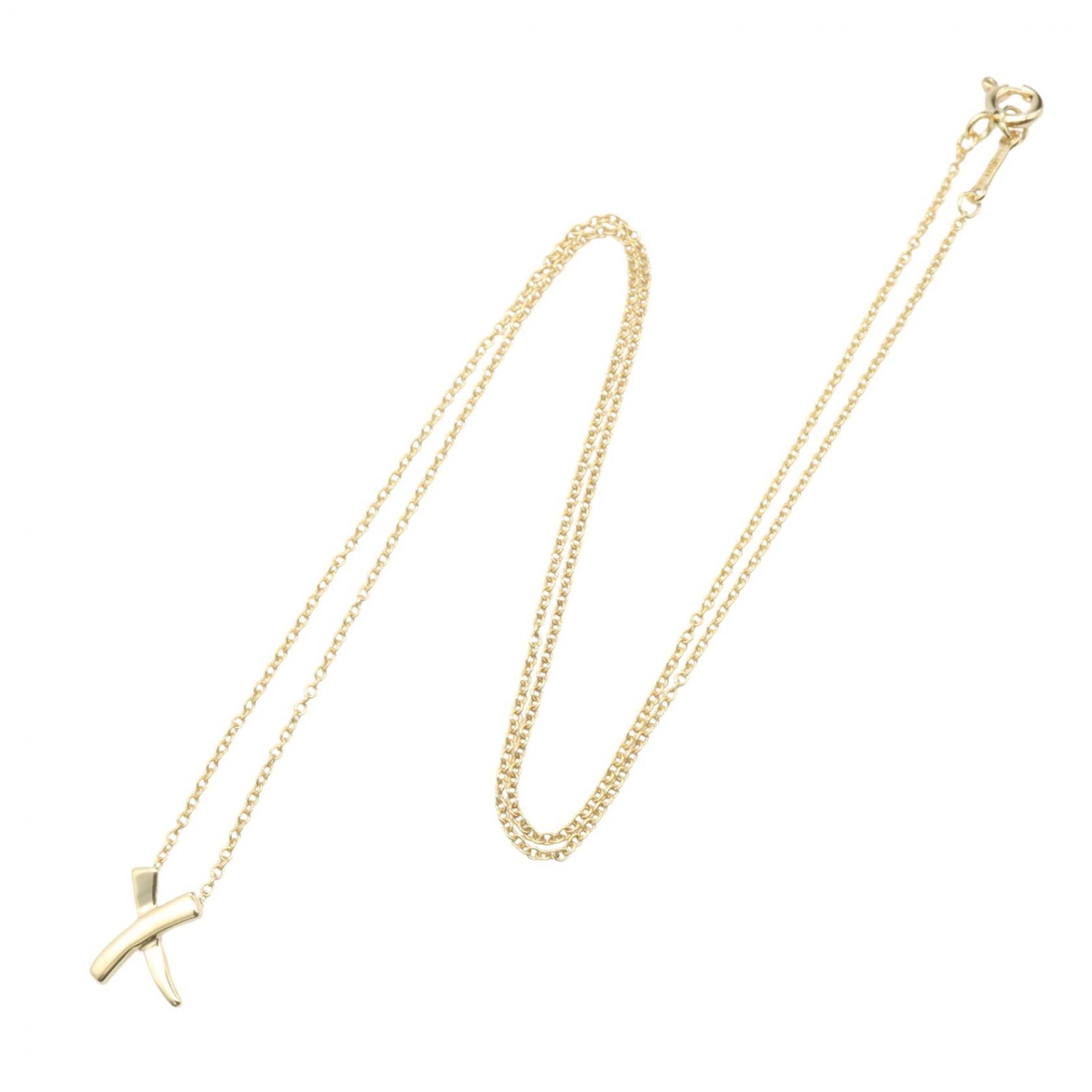 キス ネックレス ネックレス K18YG イエローゴールド ティファニー アクセサリー TIFFANY & Co.