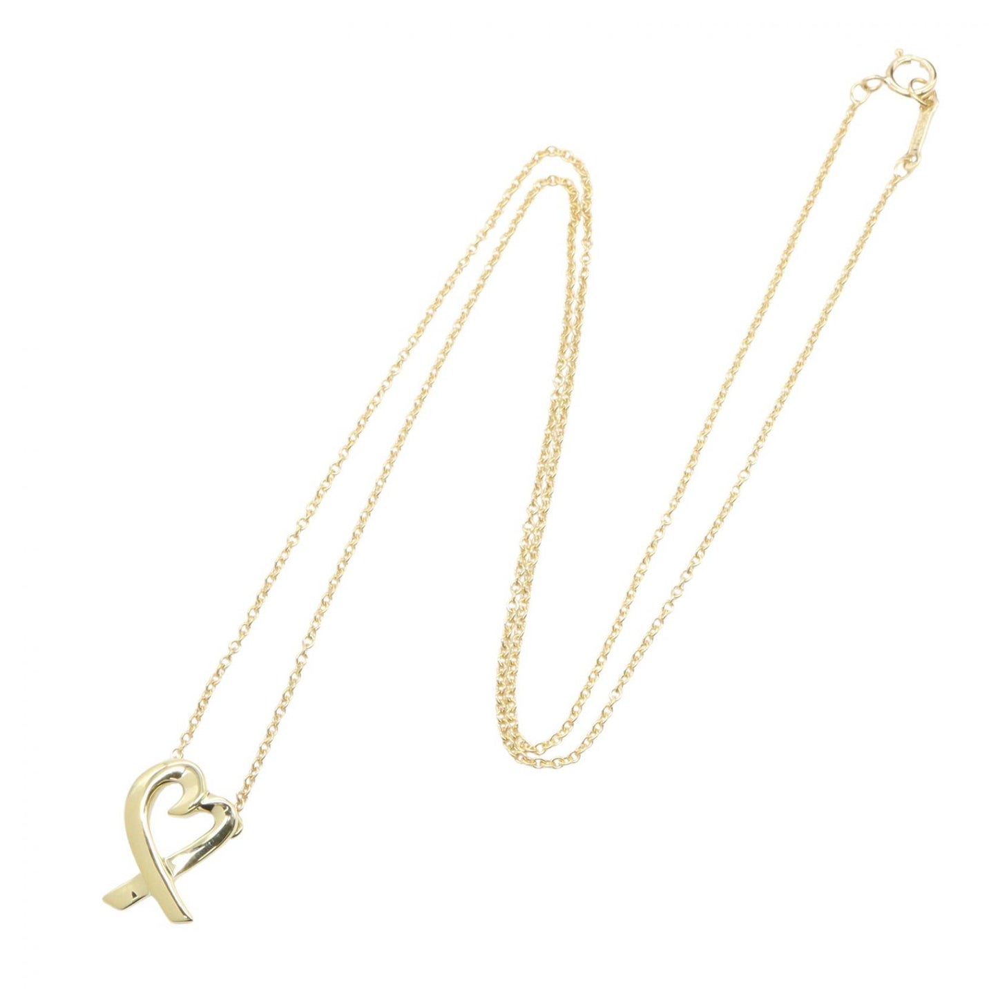 ラビングハート ネックレス ネックレス K18YG イエローゴールド ティファニー アクセサリー TIFFANY & Co.