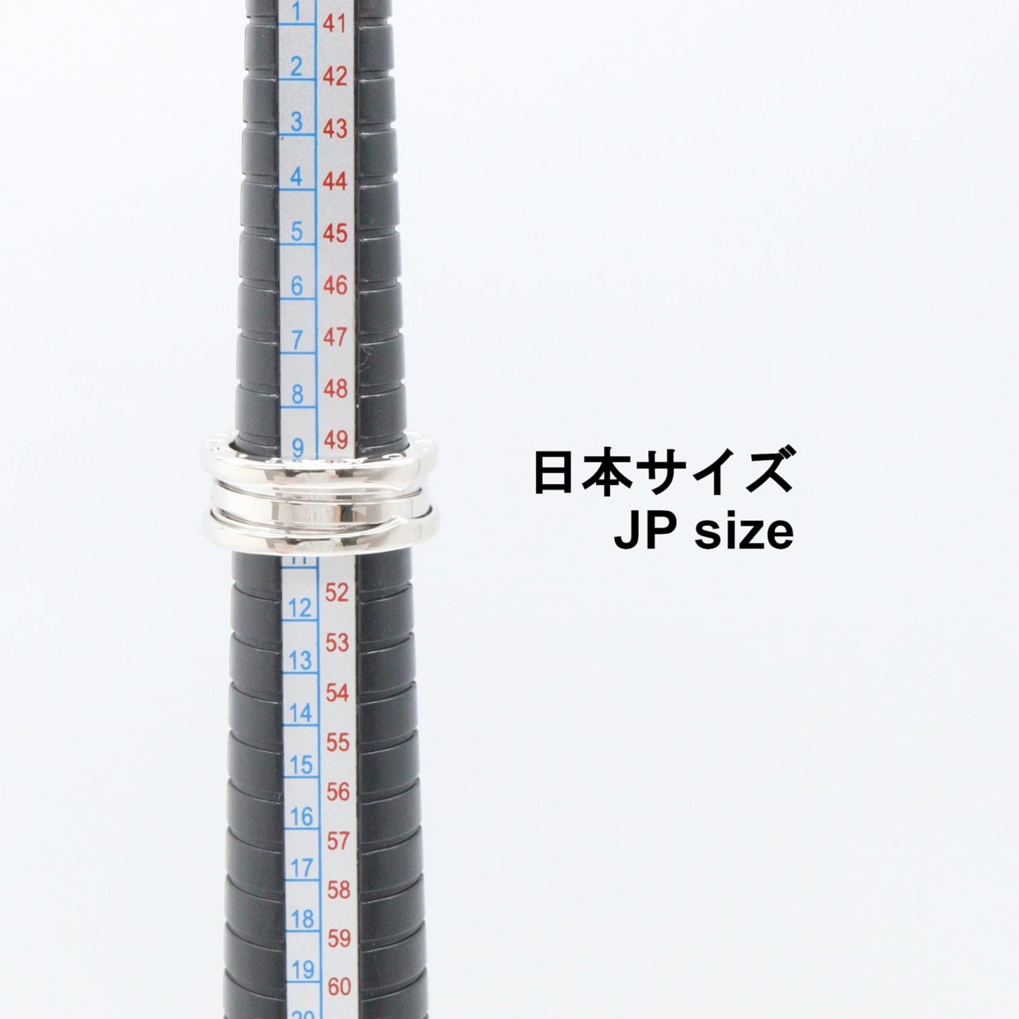 B-zero1 ビーゼロワン リング 3バンド リング 指輪 K18WG ホワイトゴールド ブルガリ アクセサリー BVLGARI