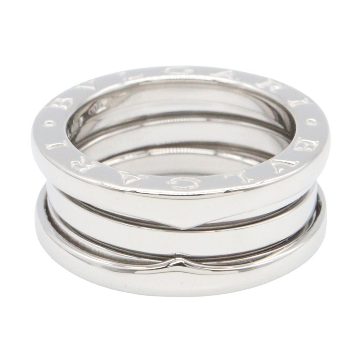 B-zero1 ビーゼロワン リング 3バンド リング 指輪 K18WG ホワイトゴールド ブルガリ アクセサリー BVLGARI