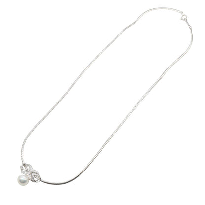 パールネックレス ネックレス K18WG パール ホワイトゴールド ホワイト ミキモト アクセサリー MIKIMOTO