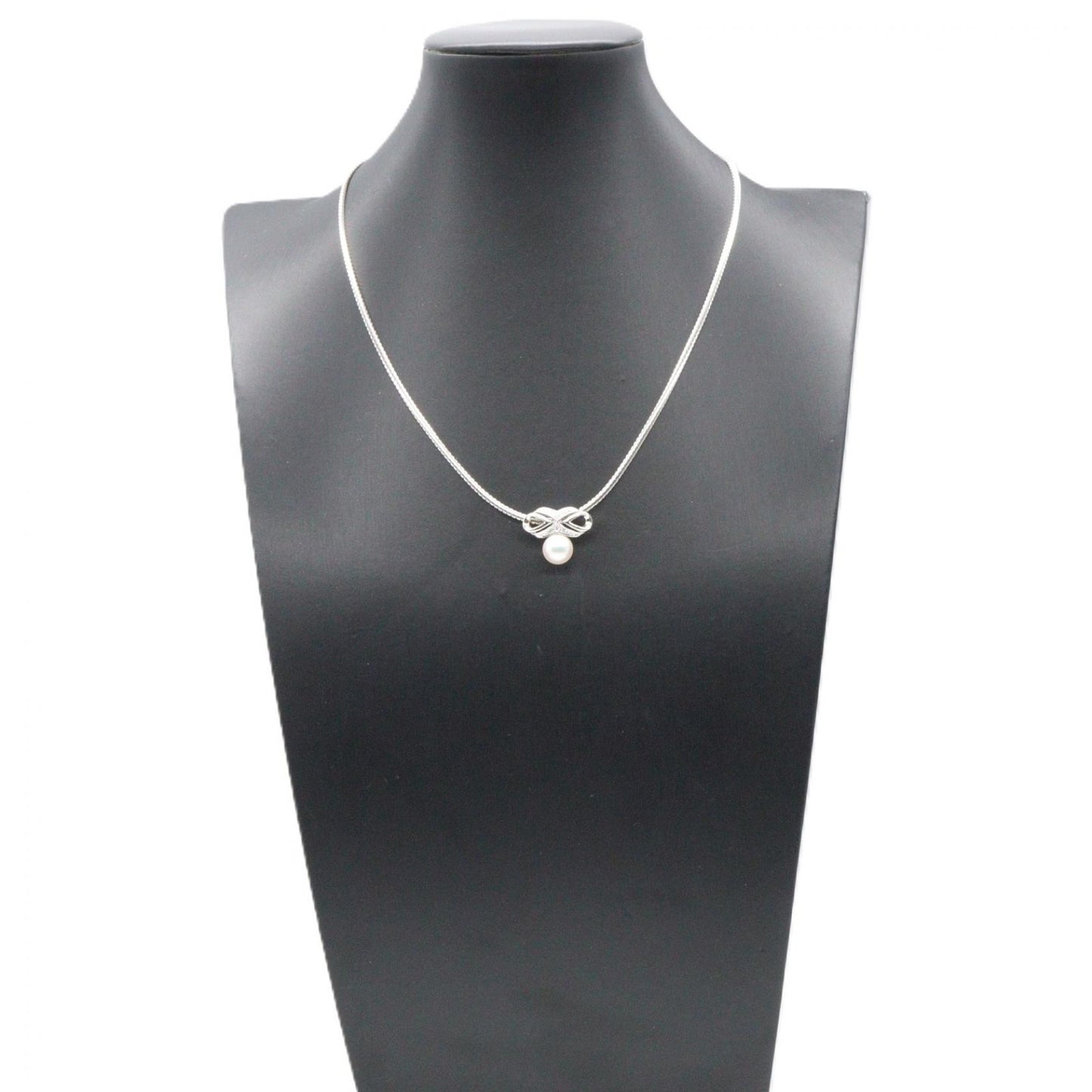 パールネックレス ネックレス K18WG パール ホワイトゴールド ホワイト ミキモト アクセサリー MIKIMOTO