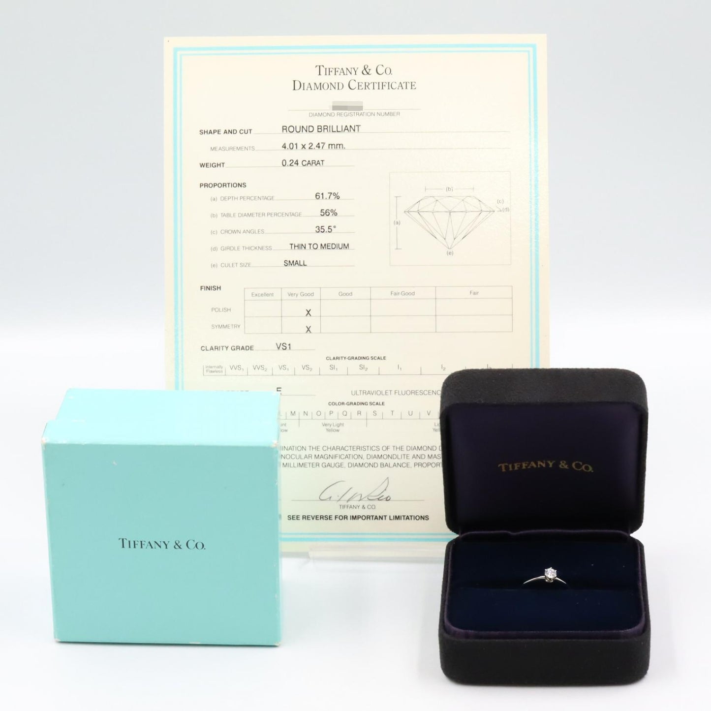ダイヤ リング リング 指輪 PT950 ダイヤモンド プラチナ クリア ティファニー アクセサリー TIFFANY & Co.