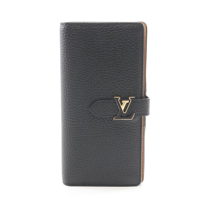 LV ヴェルティカル ウォレット ノワール 二つ折り長財布 トリヨンレザー ブラック ルイヴィトン