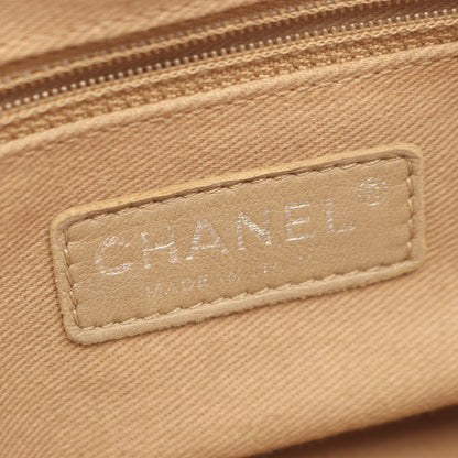 マトラッセ チェーンショルダーバッグ チェーントートバッグ キャビアスキン レッド シルバー金具 シャネル
