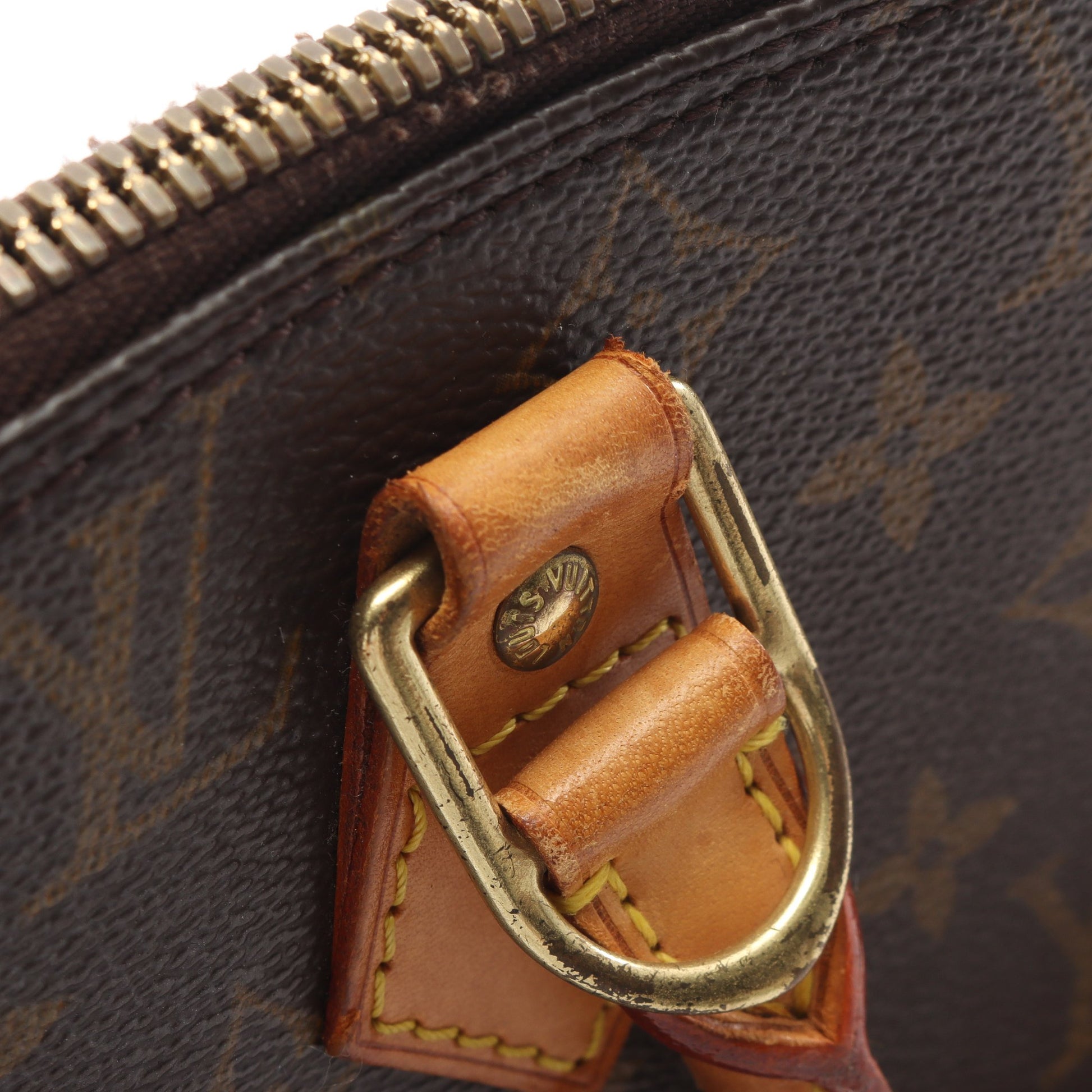 アルマPM モノグラム ハンドバッグ PVC レザー ブラウン ルイヴィトン バッグ LOUIS VUITTON