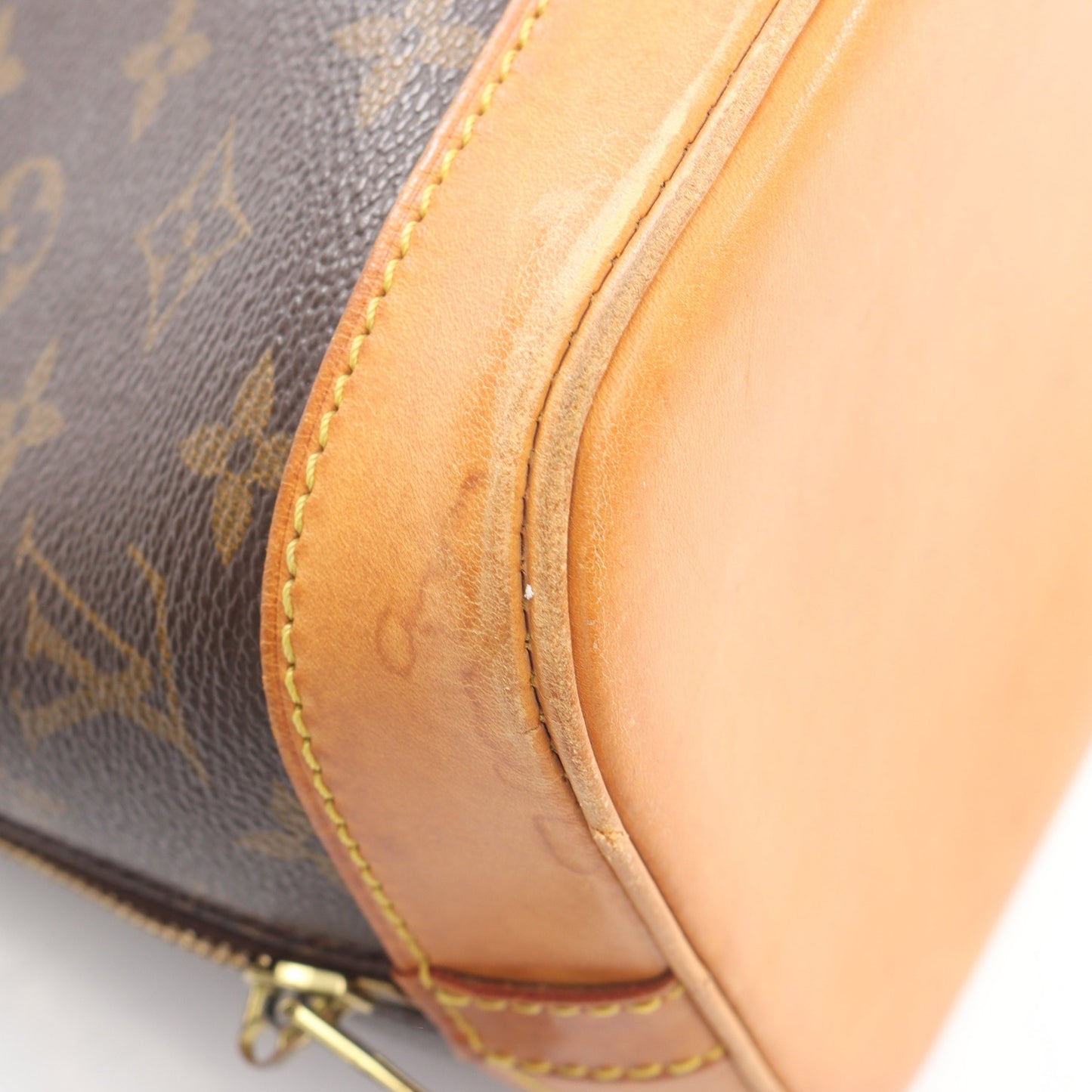 アルマPM モノグラム ハンドバッグ PVC レザー ブラウン ルイヴィトン バッグ LOUIS VUITTON