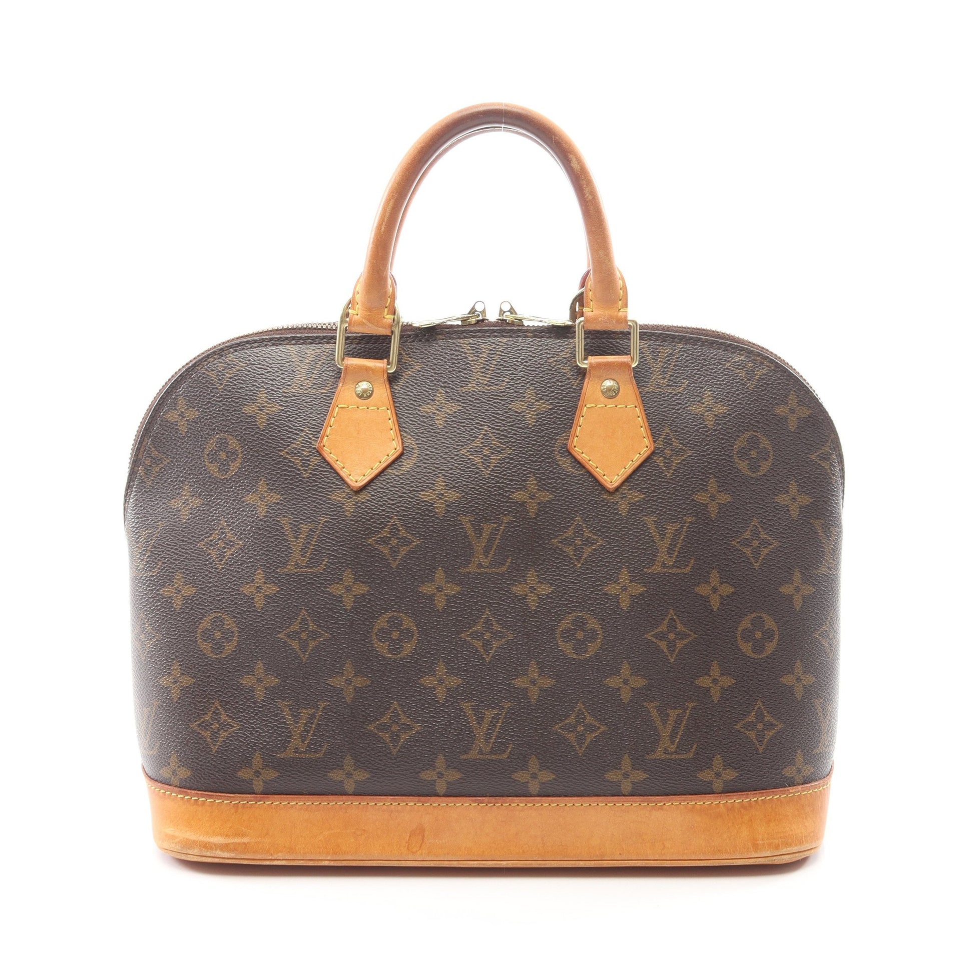 アルマPM モノグラム ハンドバッグ PVC レザー ブラウン ルイヴィトン バッグ LOUIS VUITTON