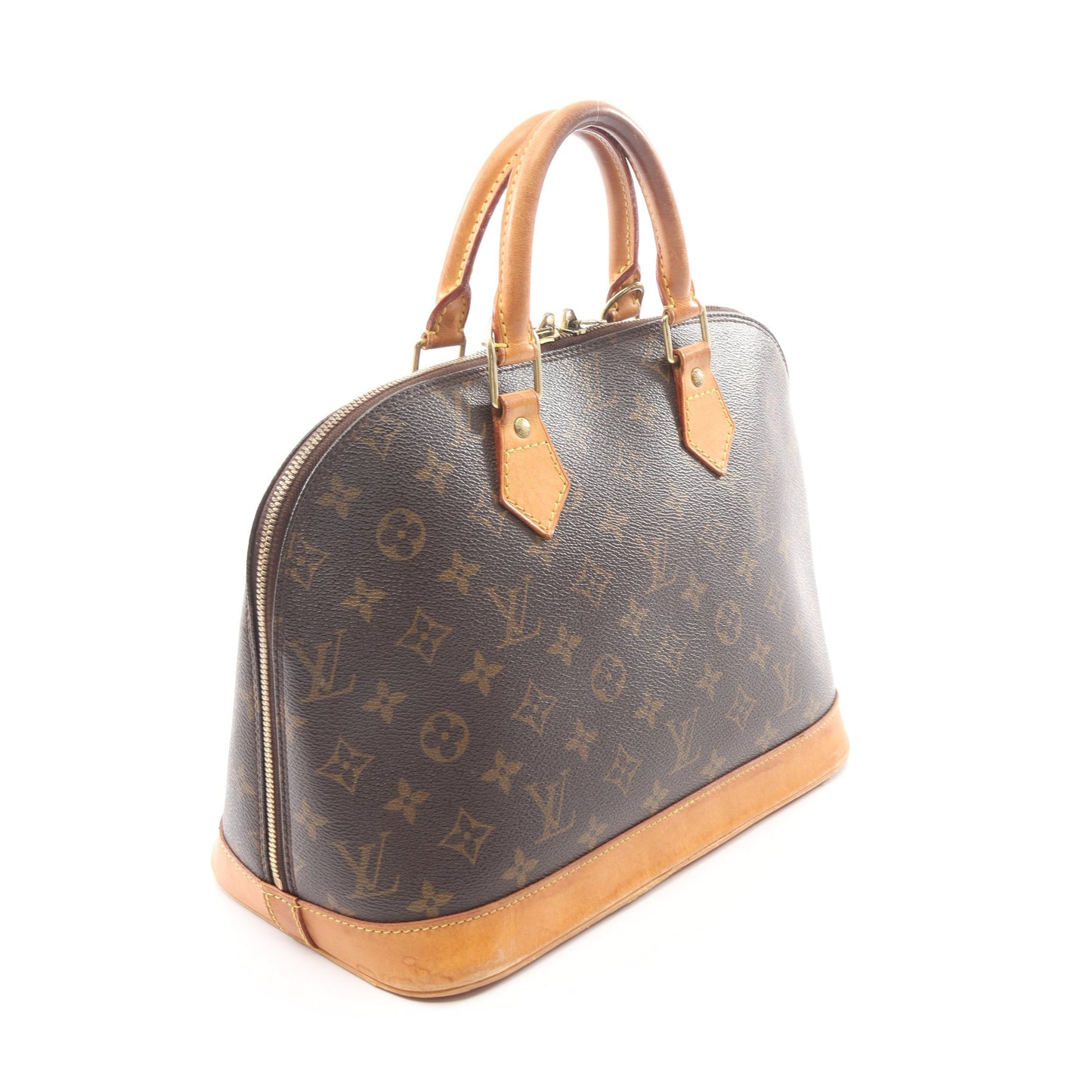 アルマPM モノグラム ハンドバッグ PVC レザー ブラウン ルイヴィトン バッグ LOUIS VUITTON