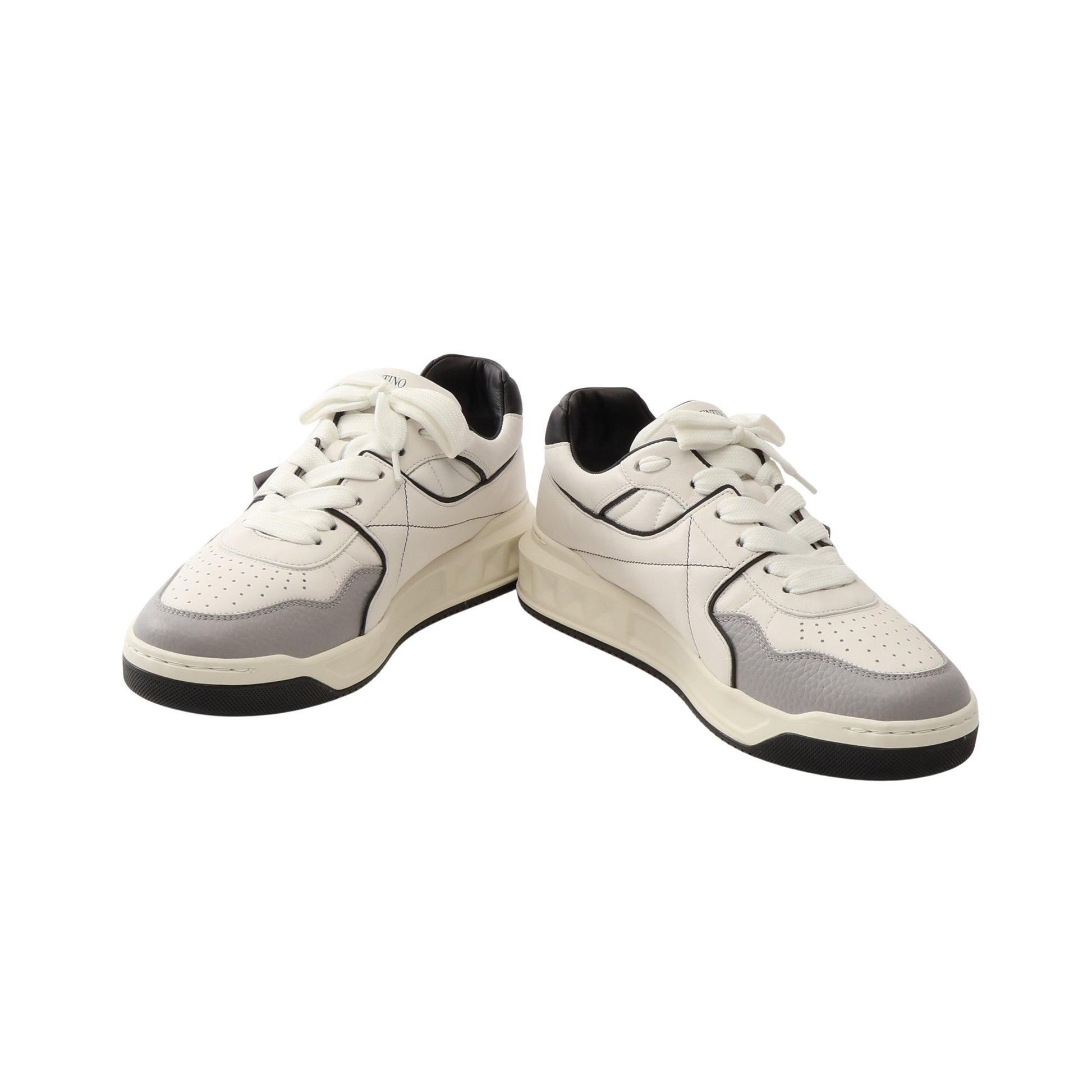ONE STUD SNEAKERS ワンスタッズ スニーカー レザー ホワイト グレー ブラック ヴァレンティノガラヴァーニ シューズ VALENTINO GARAVANI