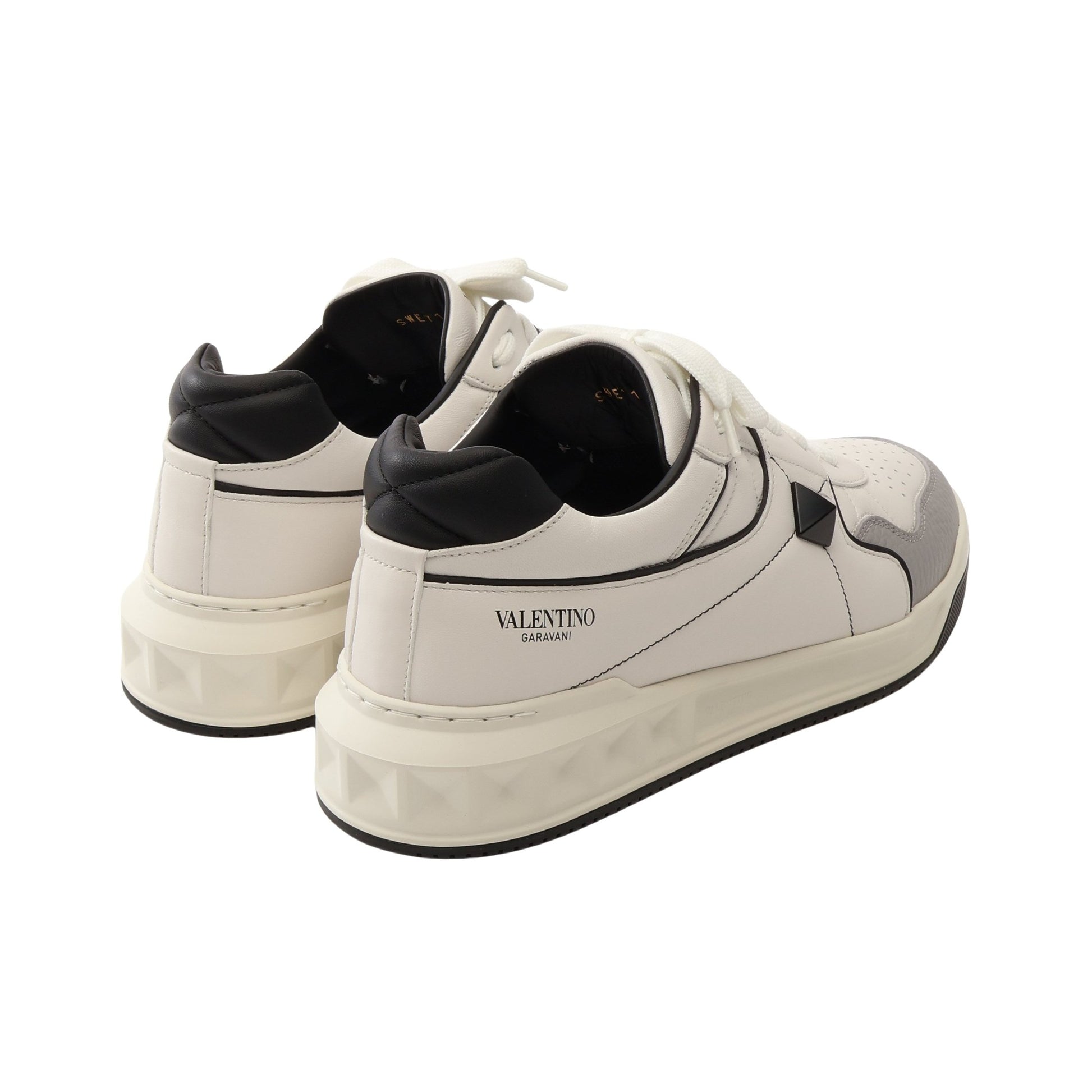 ONE STUD SNEAKERS ワンスタッズ スニーカー レザー ホワイト グレー ブラック ヴァレンティノガラヴァーニ シューズ VALENTINO GARAVANI