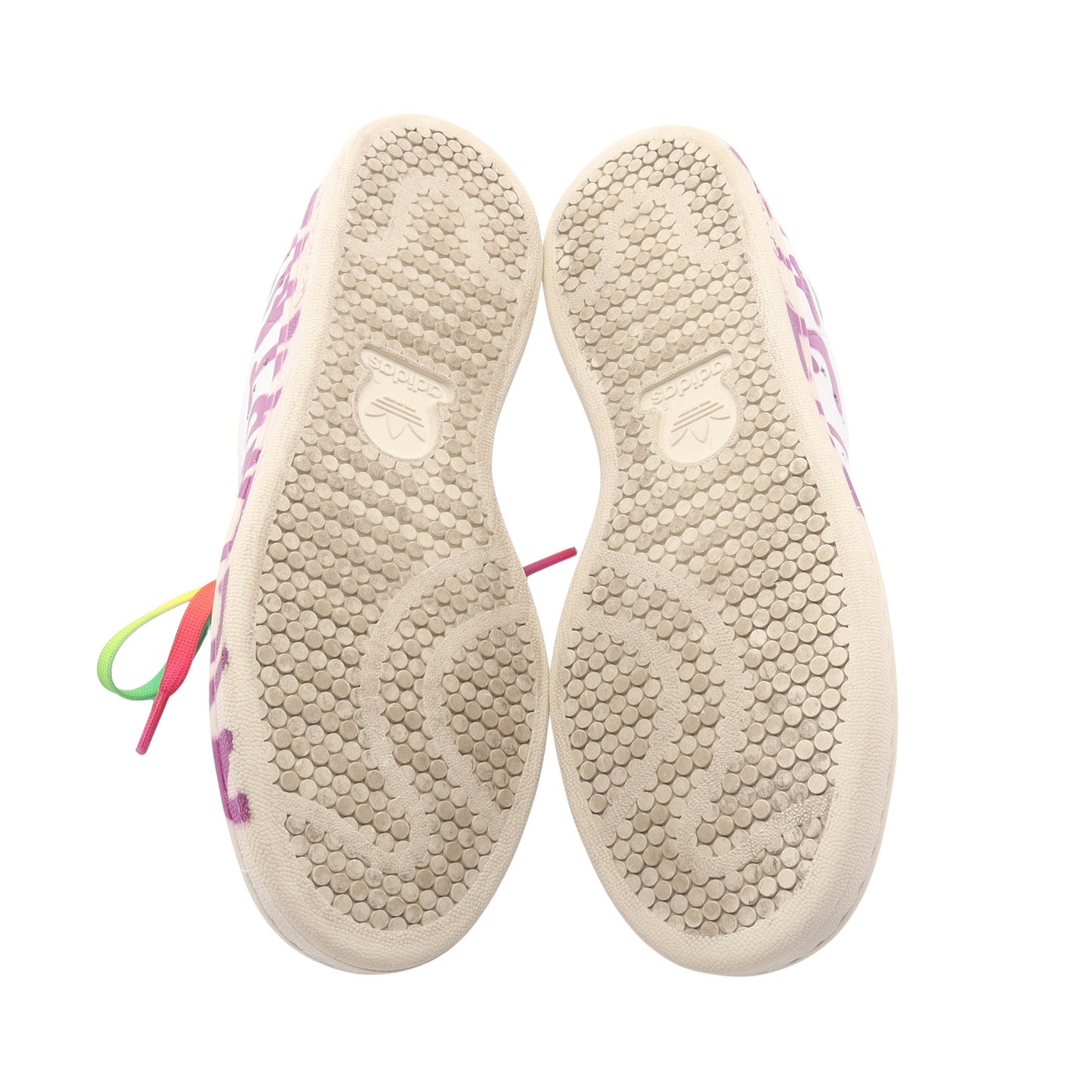Stella McCartne × adidas Stansmith スタンスミス スニーカー フェイクレザー ホワイト パープル マルチカラー ステラマッカートニー