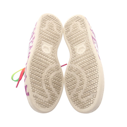 Stella McCartne × adidas Stansmith スタンスミス スニーカー フェイクレザー ホワイト パープル マルチカラー ステラマッカートニー