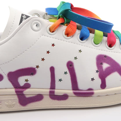 Stella McCartne × adidas Stansmith スタンスミス スニーカー フェイクレザー ホワイト パープル マルチカラー ステラマッカートニー
