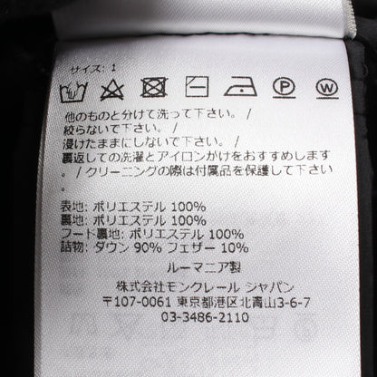 FAUCON フード付き ダウンコート ブラック モンクレール