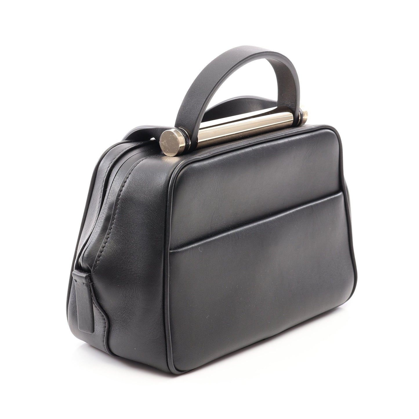 フルート ミニ 2WAY ショルダーバッグ レザー ブラック ヴァレクストラ