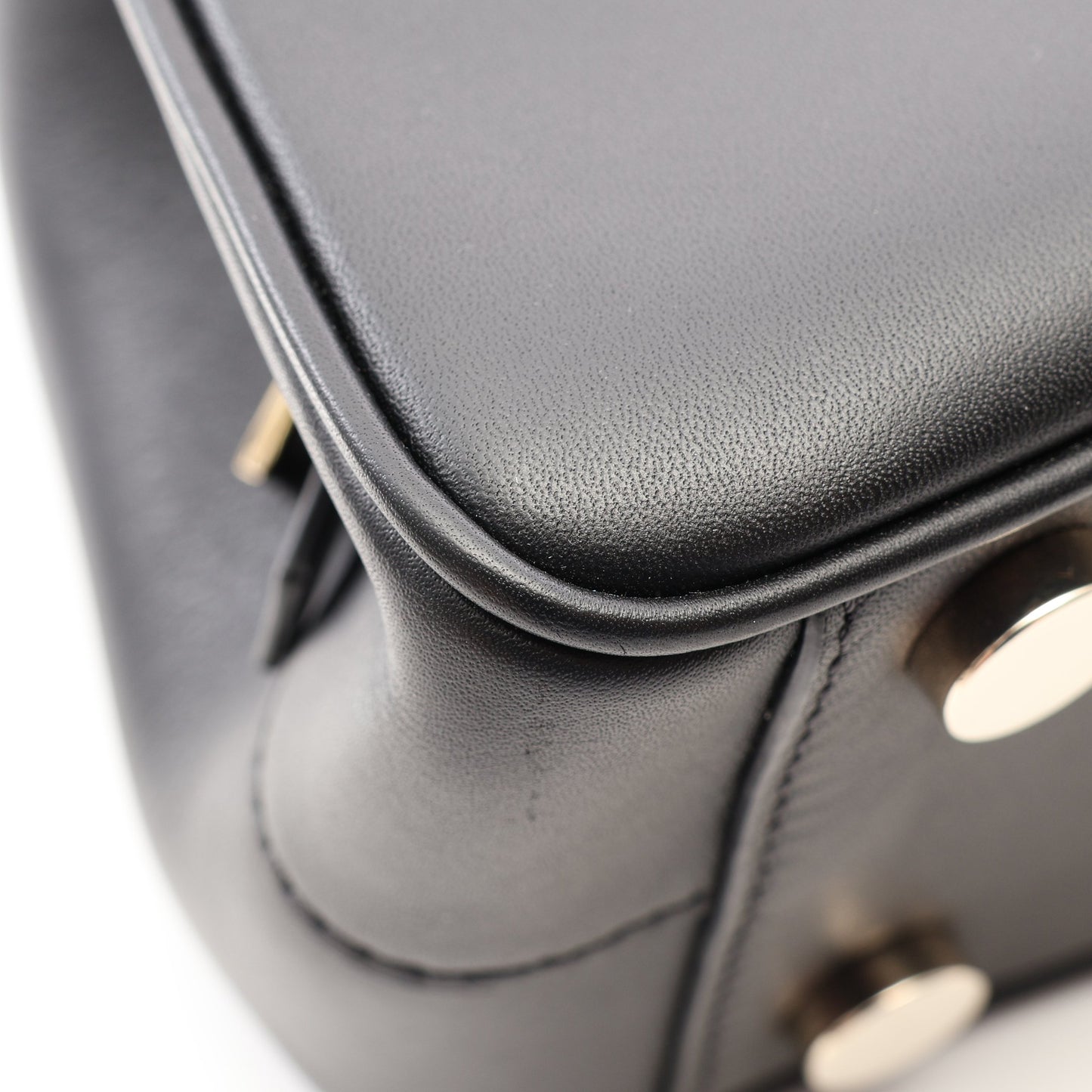 フルート ミニ 2WAY ショルダーバッグ レザー ブラック ヴァレクストラ