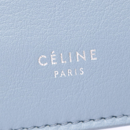 Clasp クラスプ ミニ ショルダーバッグ レザー ライトブルー セリーヌ バッグ CELINE