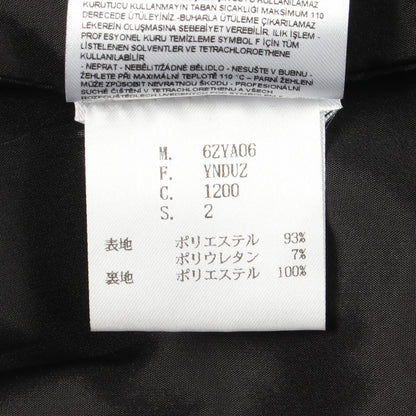 長袖 フリル ワンピース ブラック オレンジ アルマーニエクスチェンジ ワンピース ARMANI EXCHANGE