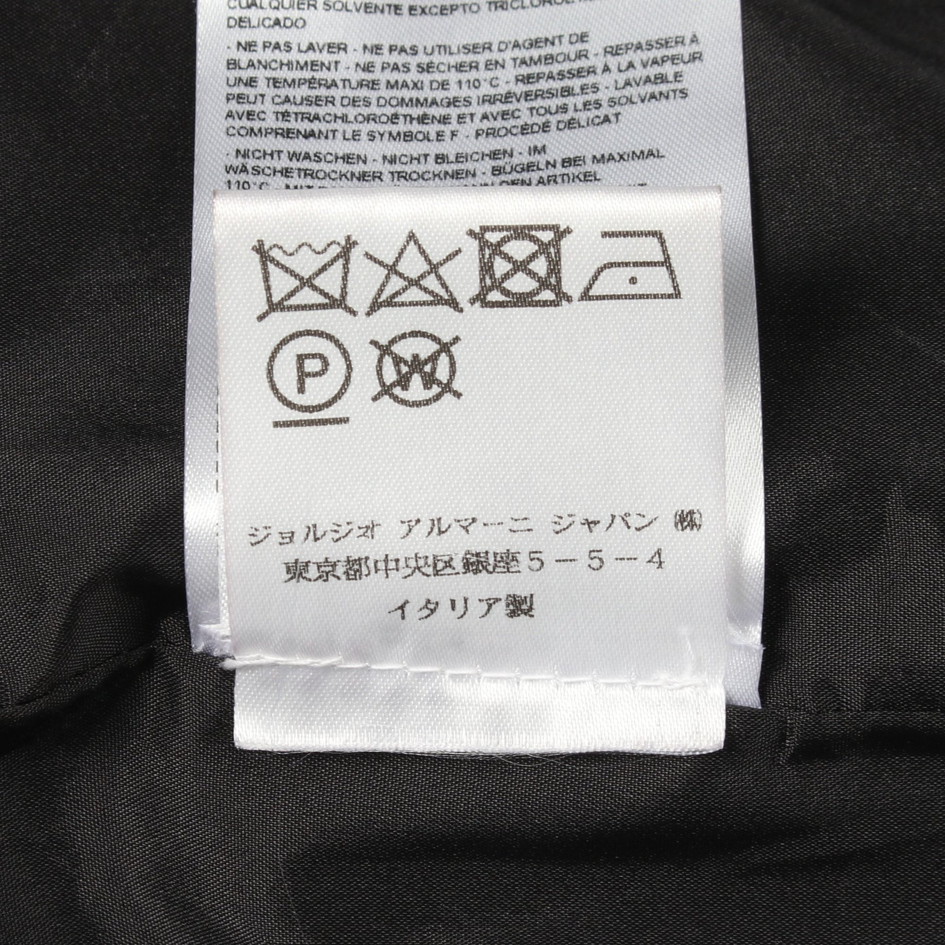 長袖 フリル ワンピース ブラック オレンジ アルマーニエクスチェンジ ワンピース ARMANI EXCHANGE
