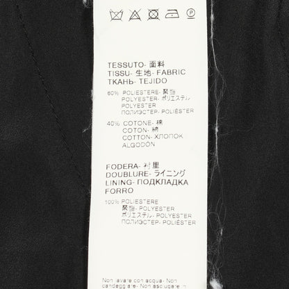 フリル ショート パンツ コットン ブラック エムエスジーエム ボトムス MSGM
