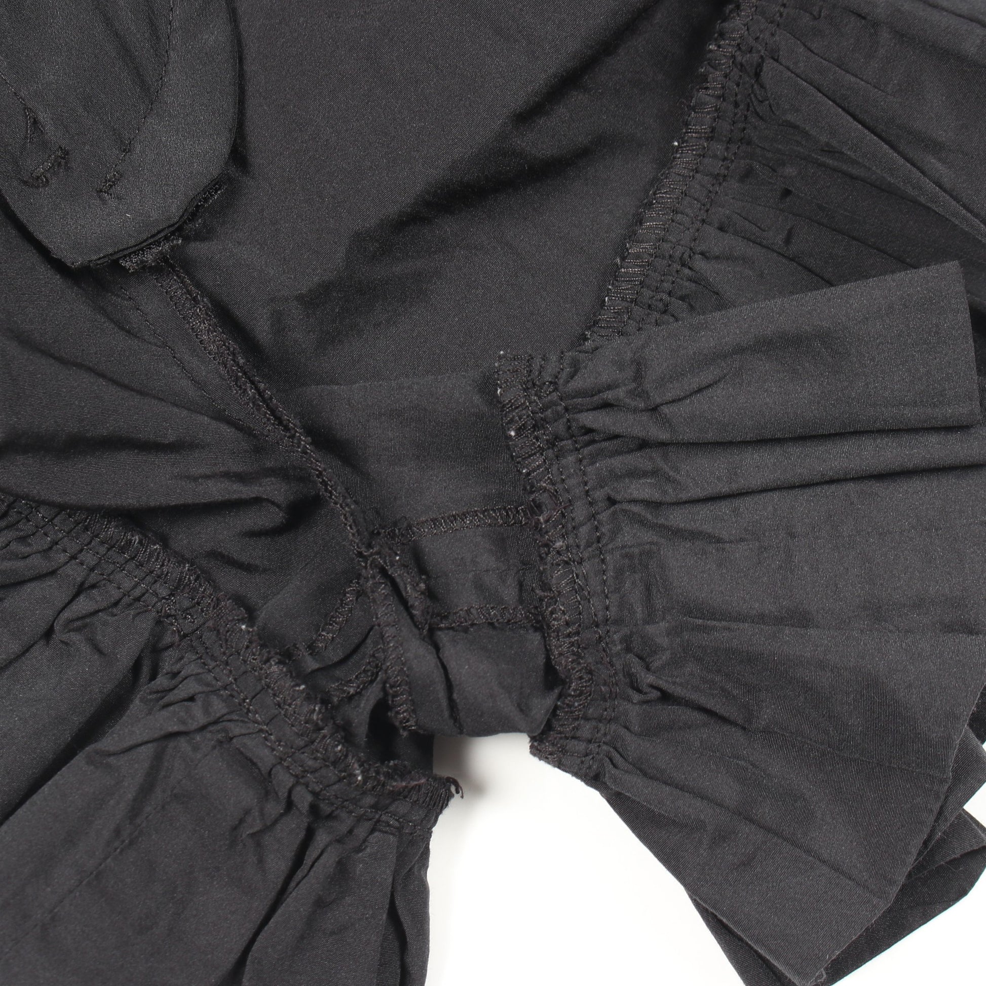 フリル ショート パンツ コットン ブラック エムエスジーエム ボトムス MSGM