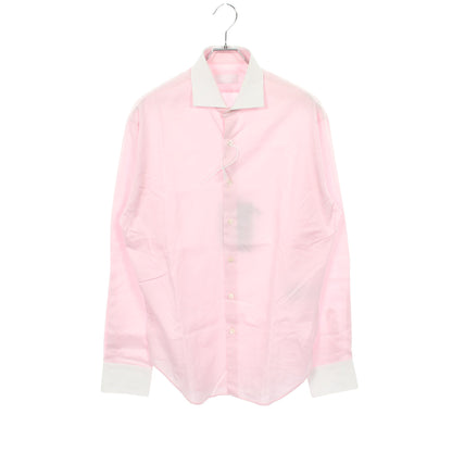長袖 クレリック シャツ コットン ピンク プラダ トップス PRADA
