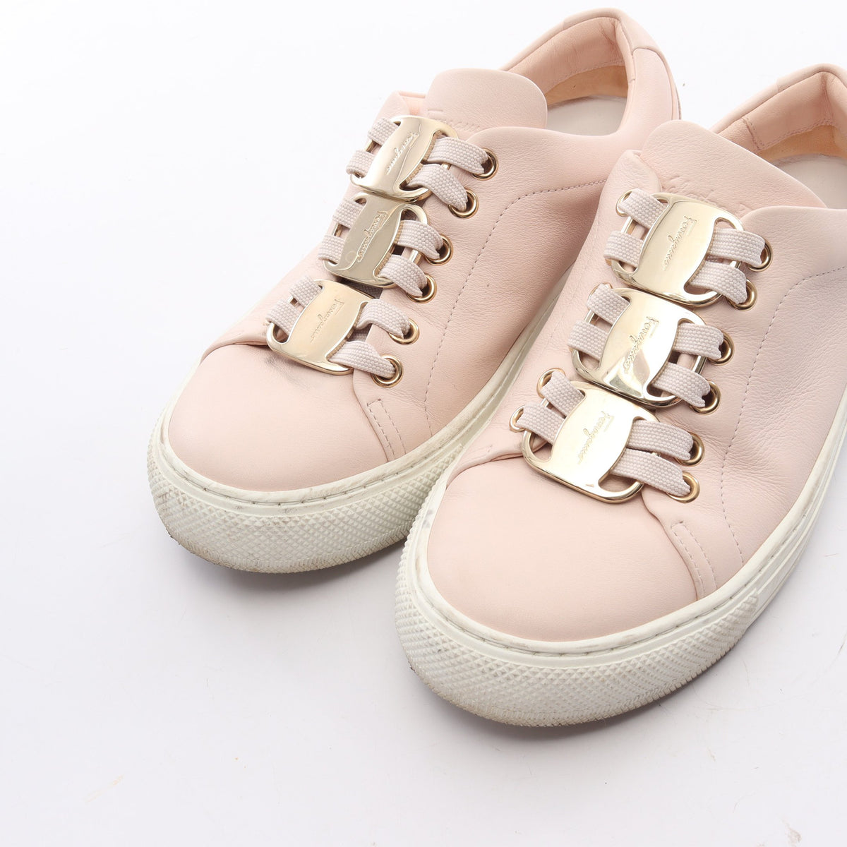 NADINE ナディーン ヴァラ ローカットスニーカー レザー ライトピンク サルヴァトーレフェラガモ シューズ Salvatore Ferragamo