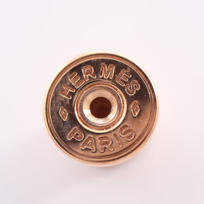 MINI POP H ミニポップアッシュ ピアス GP ブラック ピンクゴールド エルメス