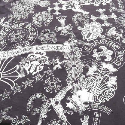 HALF SLEEVE T-SHIRT MULTI MOTIF ポケット付き 半袖Tシャツ コットン ブラック ホワイト クロムハーツ