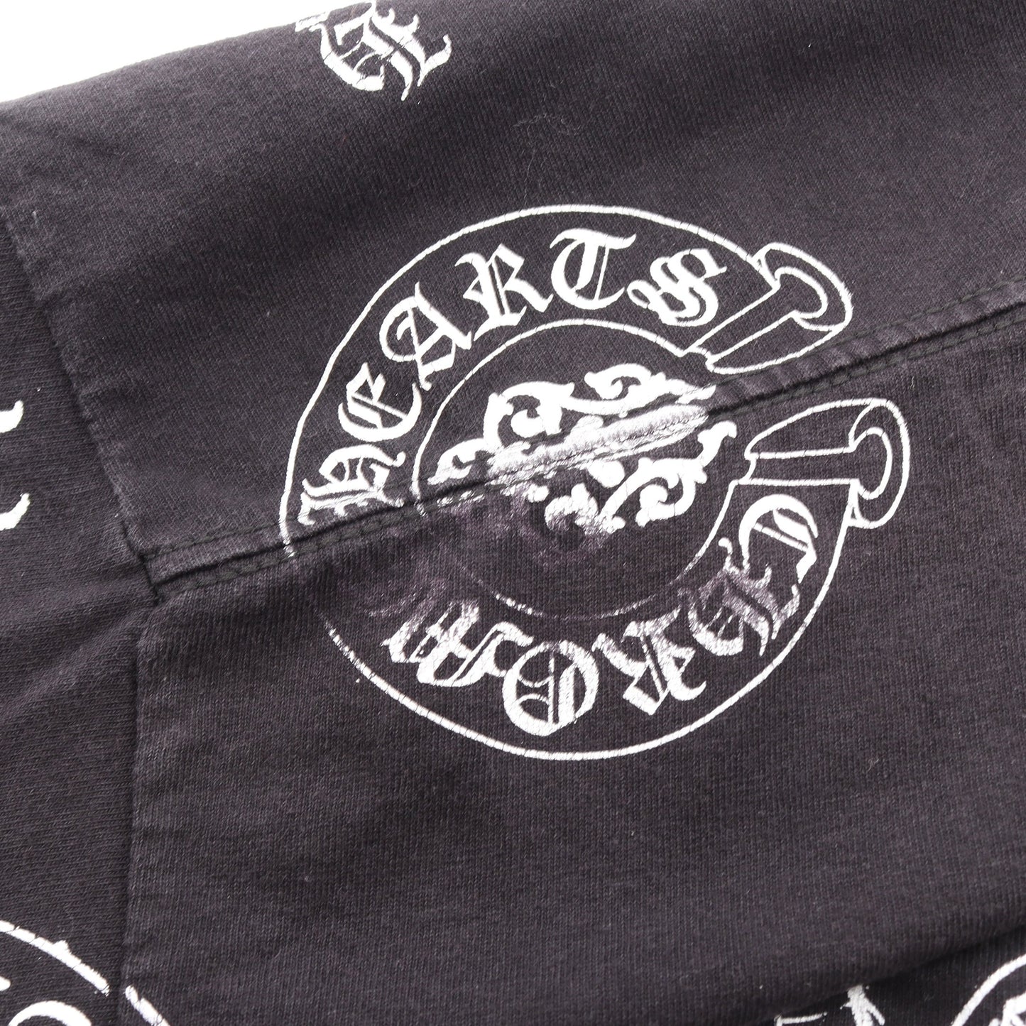 HALF SLEEVE T-SHIRT MULTI MOTIF ポケット付き 半袖Tシャツ コットン ブラック ホワイト クロムハーツ