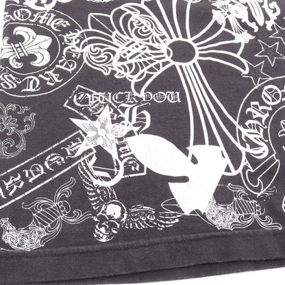 HALF SLEEVE T-SHIRT MULTI MOTIF ポケット付き 半袖Tシャツ コットン ブラック ホワイト クロムハーツ