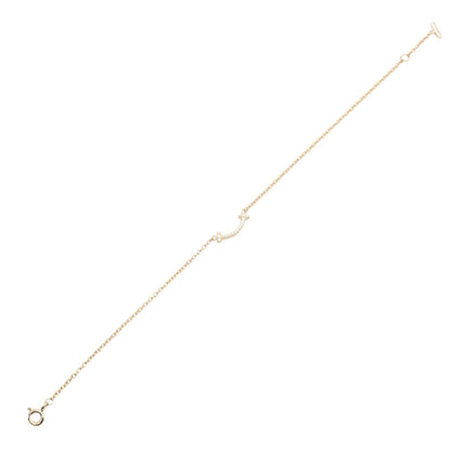 Tスマイルミニ ダイヤ ブレスレット ブレスレット K18PG ダイヤモンド ピンクゴールド クリア ティファニー アクセサリー TIFFANY & Co.