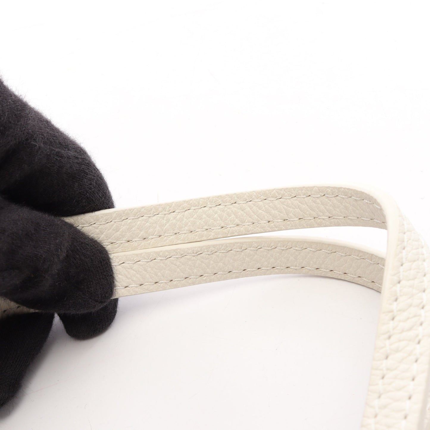 ブロッサムPM マヒナ 2WAY ハンドバッグ レザー ホワイト シルバー ルイヴィトン