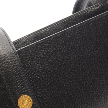 ソルボンヌ ショルダーバッグ トートバッグ アルデンヌ ブラック ゴールド金具 ○Z刻印 エルメス