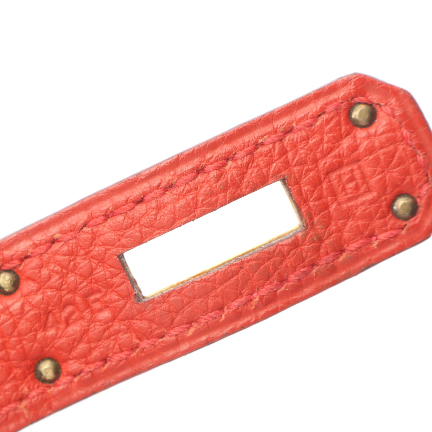 バーキン30 ルージュヴィフ ハンドバッグ トゴ レッド ゴールド金具 □H刻印 エルメス