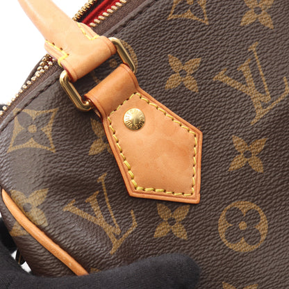 スピーディ バンドリエール 20 モノグラム 2WAY ハンドバッグ PVC レザー ブラウン ルイヴィトン バッグ LOUIS VUITTON