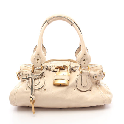 パディントン ハンドバッグ レザー ライトベージュ クロエ バッグ Chloe