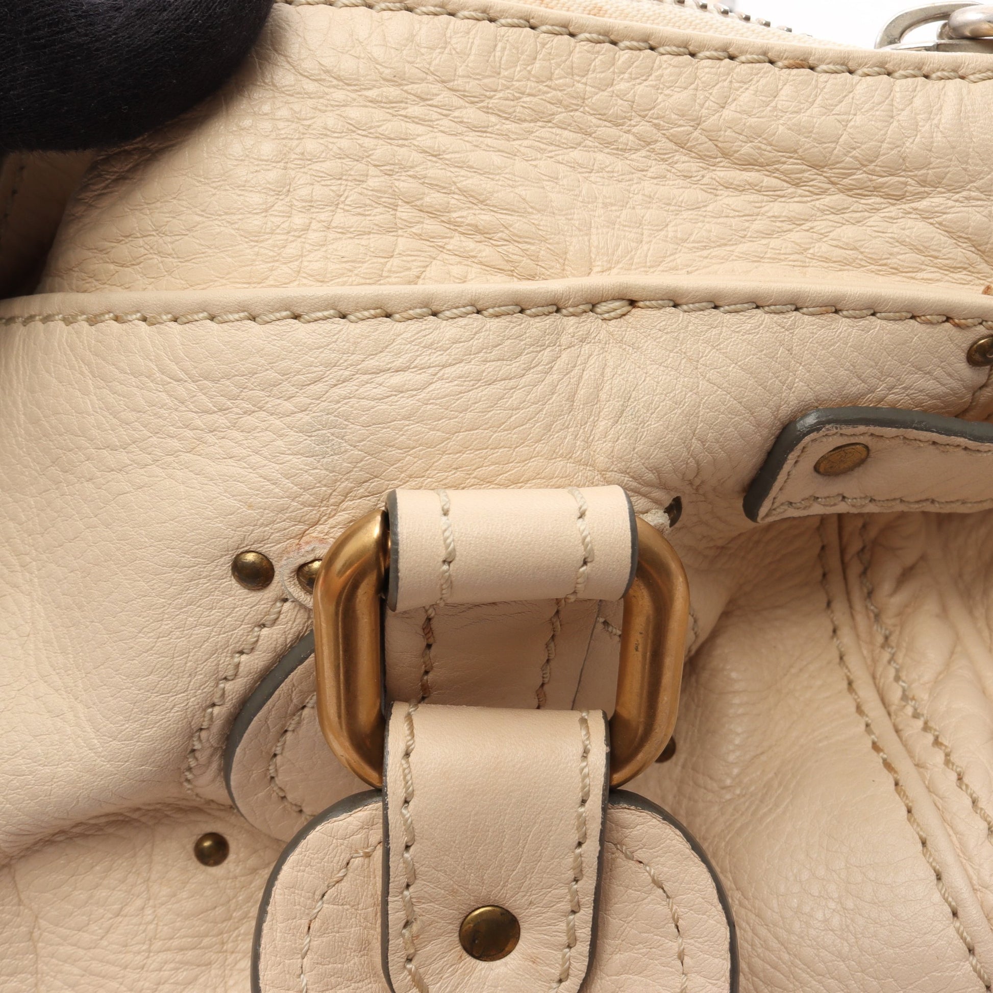 パディントン ハンドバッグ レザー ライトベージュ クロエ バッグ Chloe
