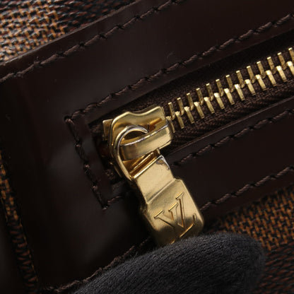 バスティーユ ダミエエベヌ ショルダーバッグ PVC レザー ブラウン ルイヴィトン